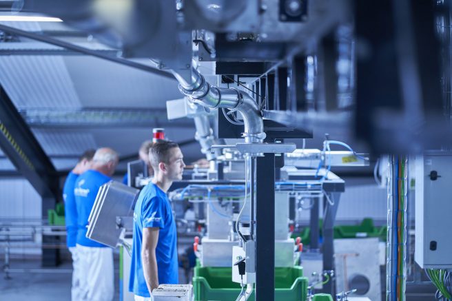 Agri-tech production staff