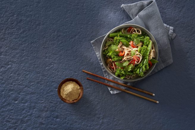 Noodles with WBP ingredient